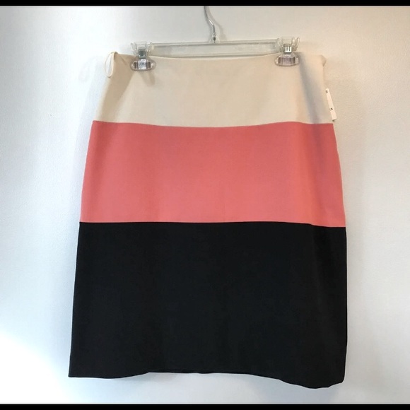Kasper Apricot Multi Skirt